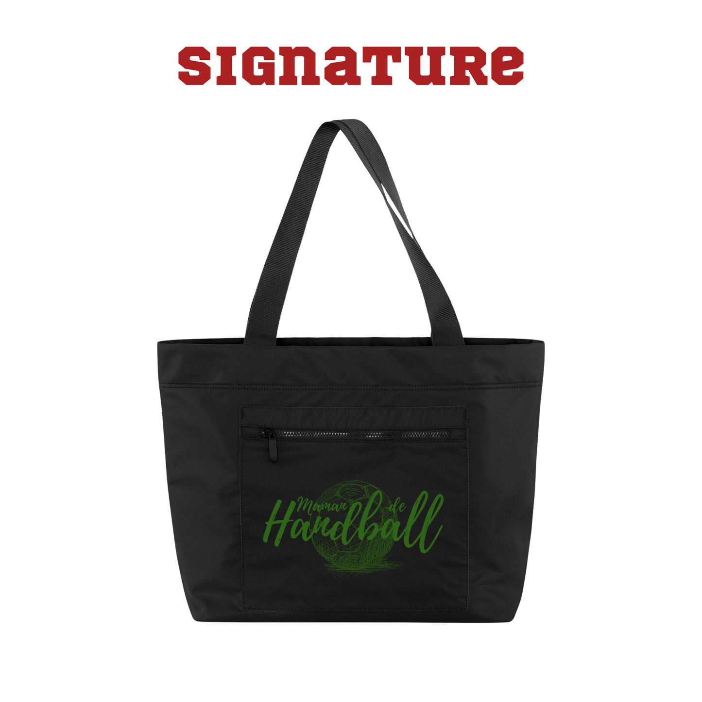 Sac fourre-tout - Maman de handball - vert ou rouge