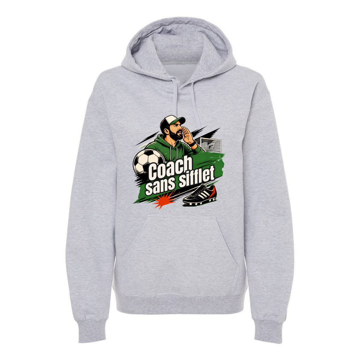 Coach sans sifflet soccer - Hoodie