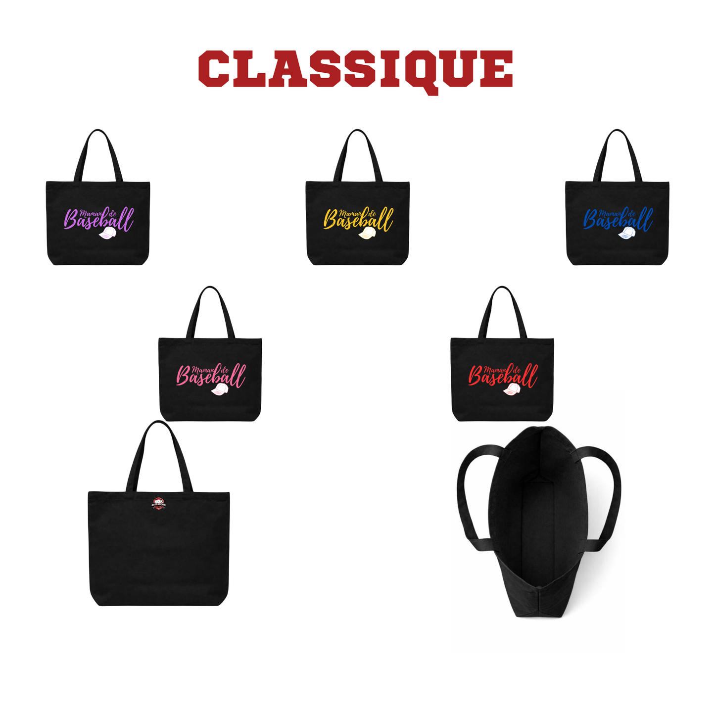 Sac fourre-tout - Maman de baseball casquette