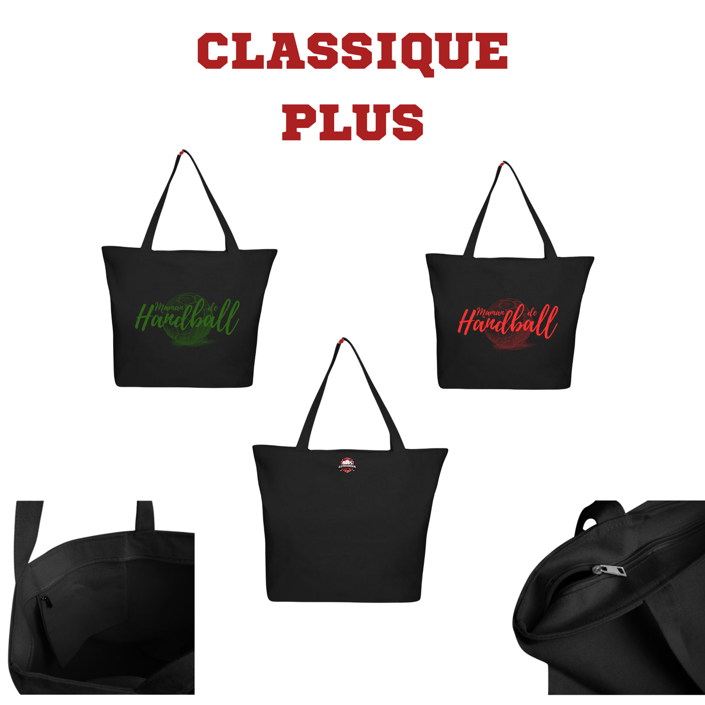 Sac fourre-tout - Maman de handball - vert ou rouge