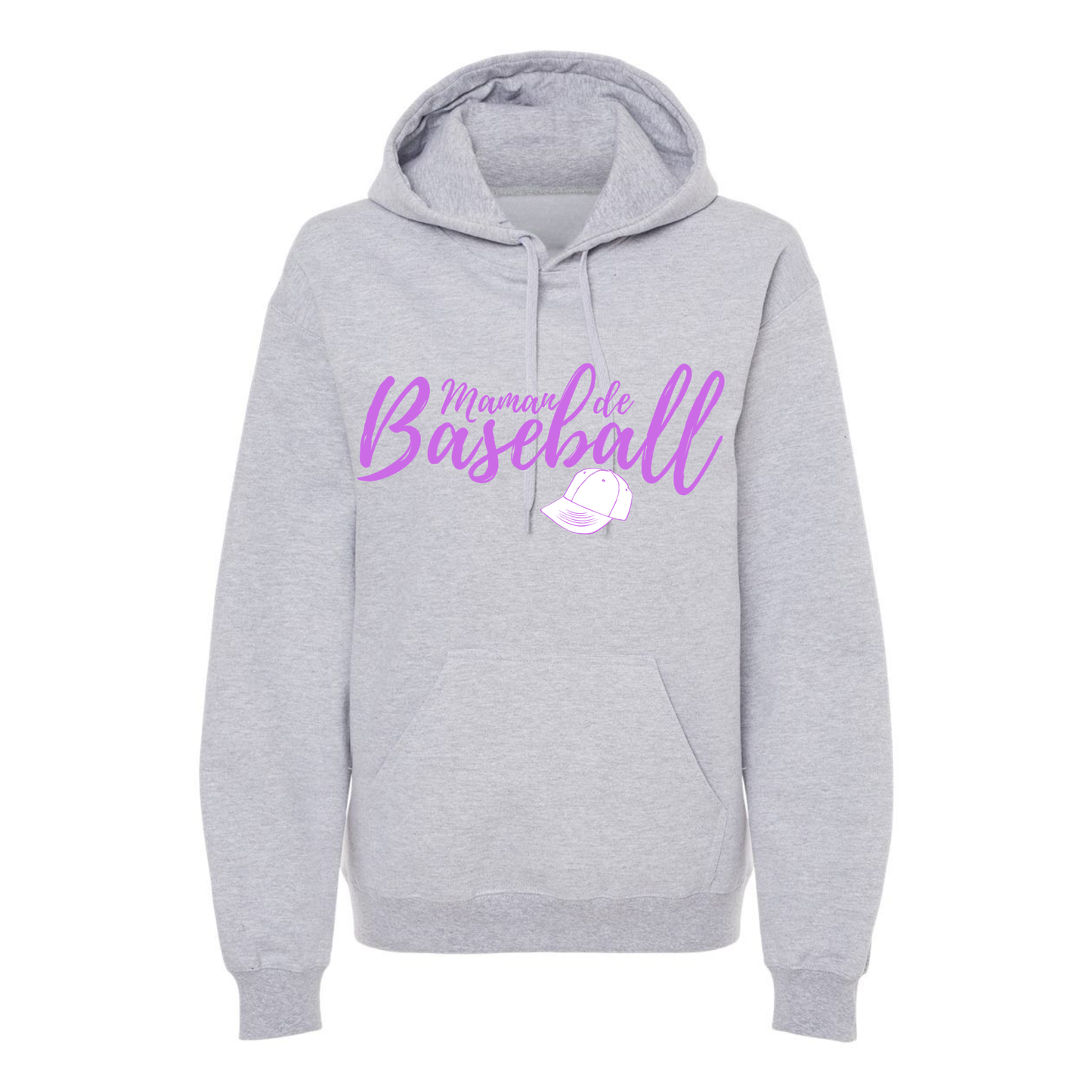 Maman de baseball avec casquette - Hoodie - plusieurs options