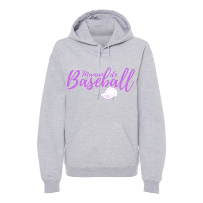 Maman de baseball avec casquette - Hoodie - plusieurs options
