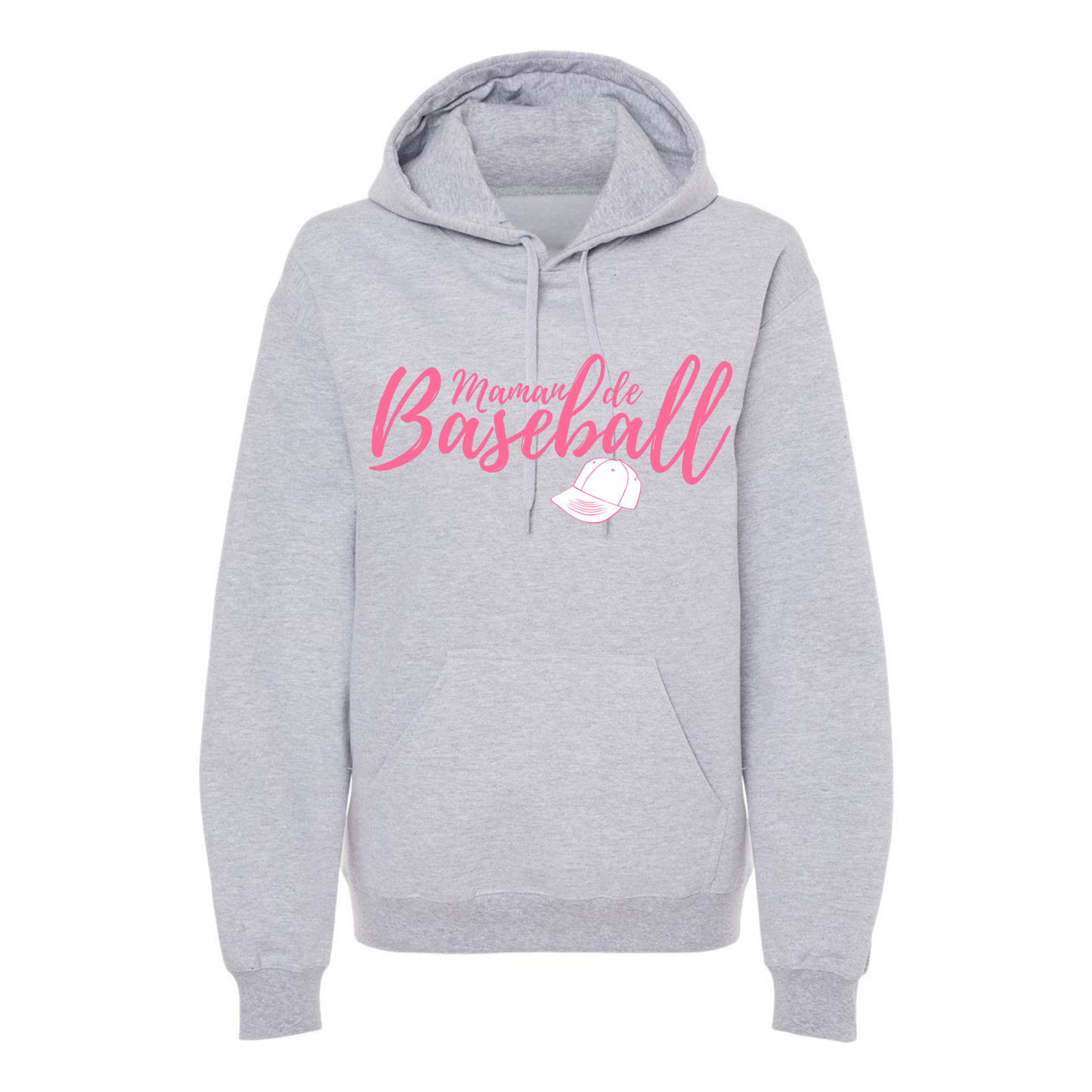 Maman de baseball avec casquette - Hoodie - plusieurs options