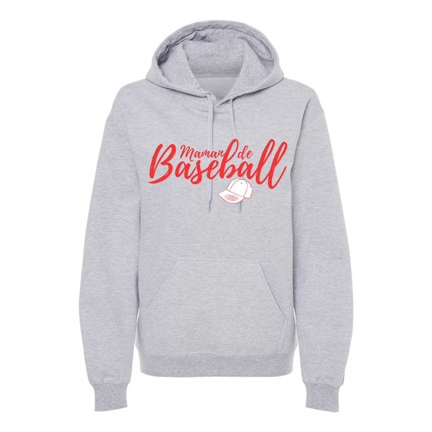 Maman de baseball avec casquette - Hoodie - plusieurs options
