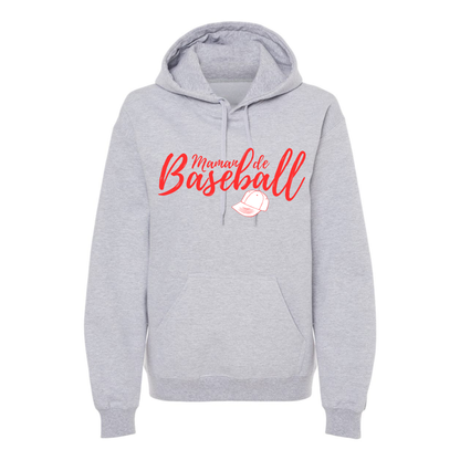 Maman de baseball avec casquette - Hoodie - plusieurs options