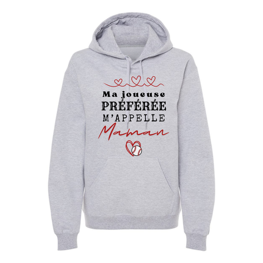 Ma joueuse préférée - Baseball - Hoodie