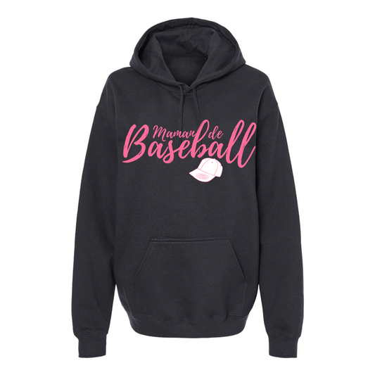 Maman de baseball avec casquette - Hoodie - plusieurs options