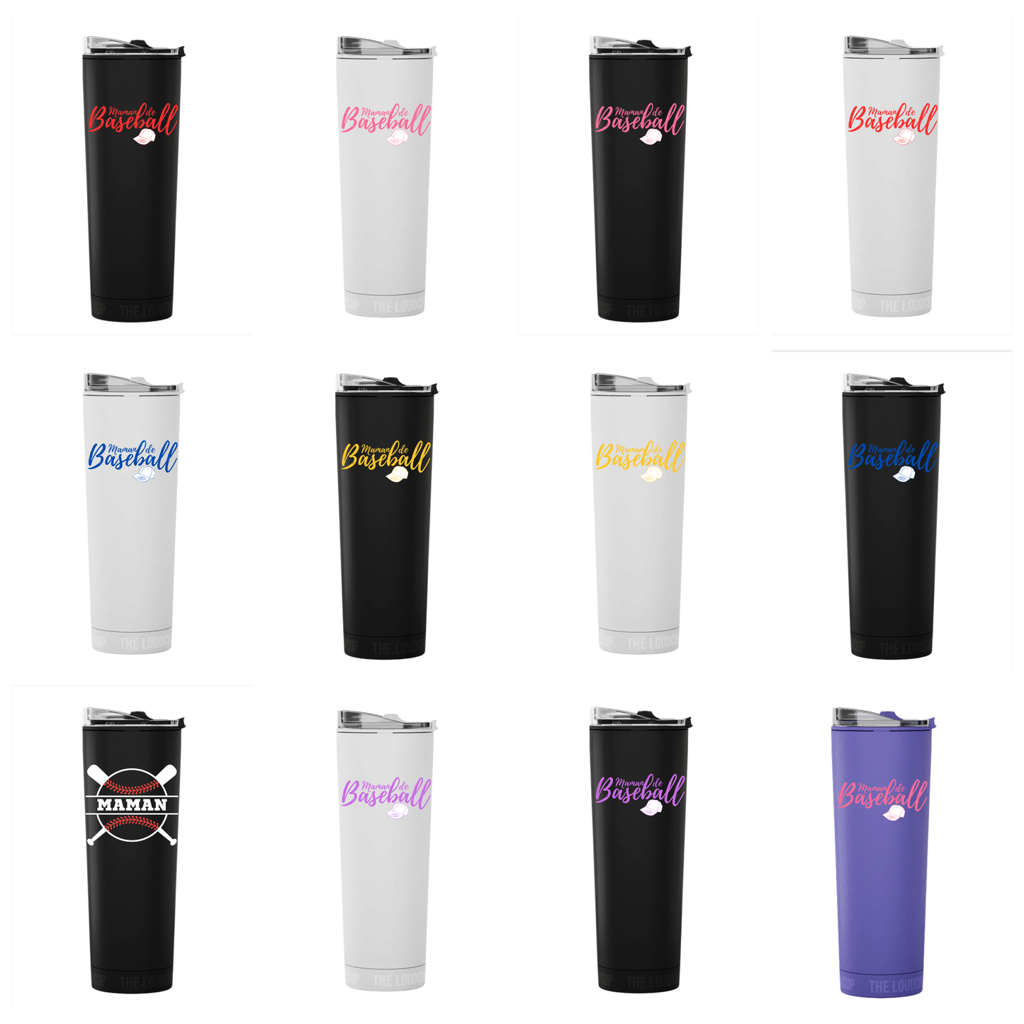 Baseball - Loud Cup® - Gobelet 2 en 1 - 680 ml (23 oz) pour boire et encourager!