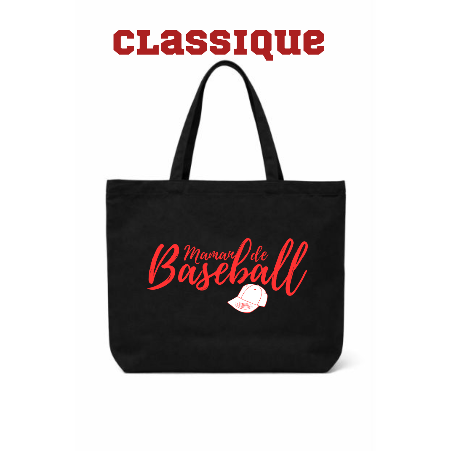 Sac fourre-tout - Maman de baseball casquette