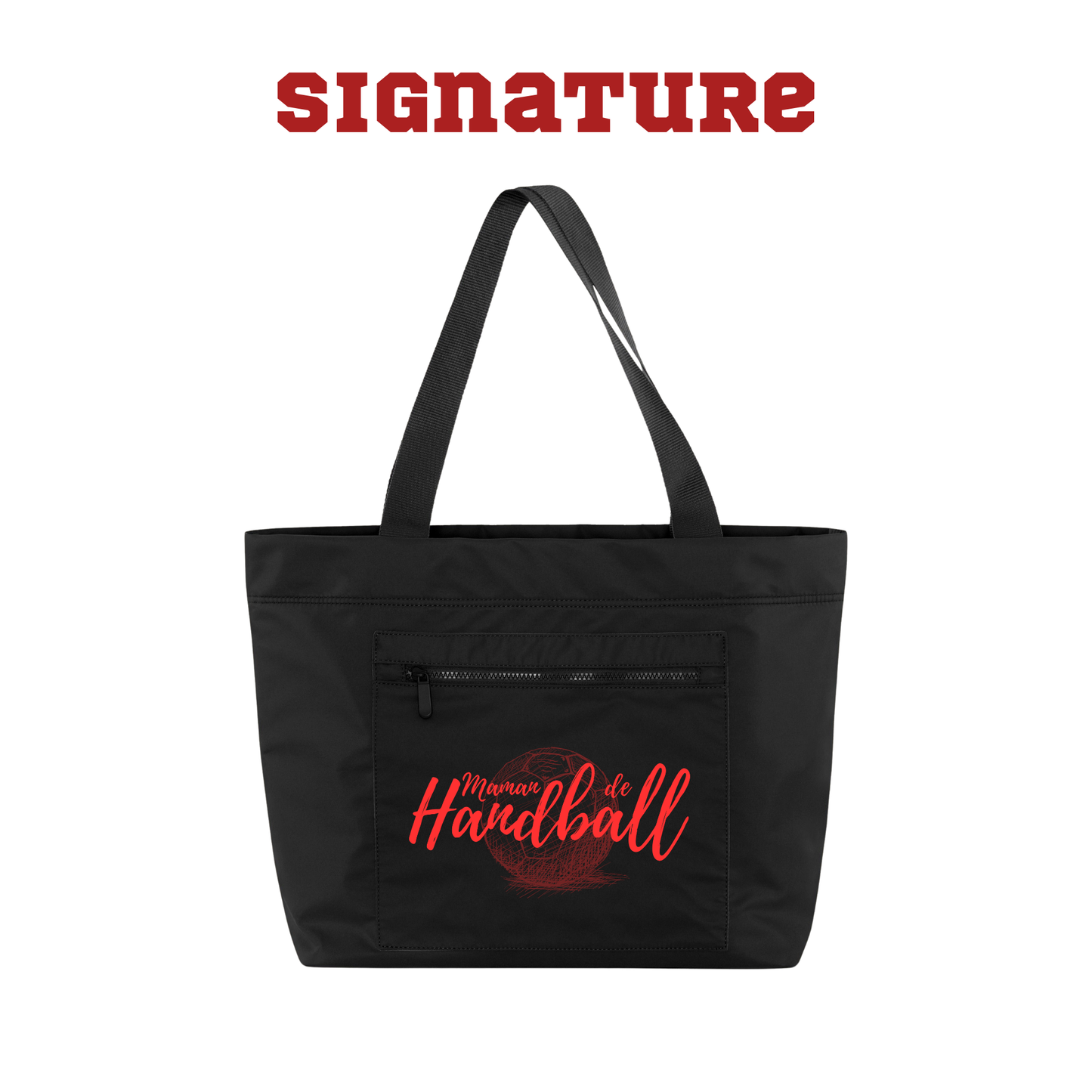 Sac fourre-tout - Maman de handball - vert ou rouge