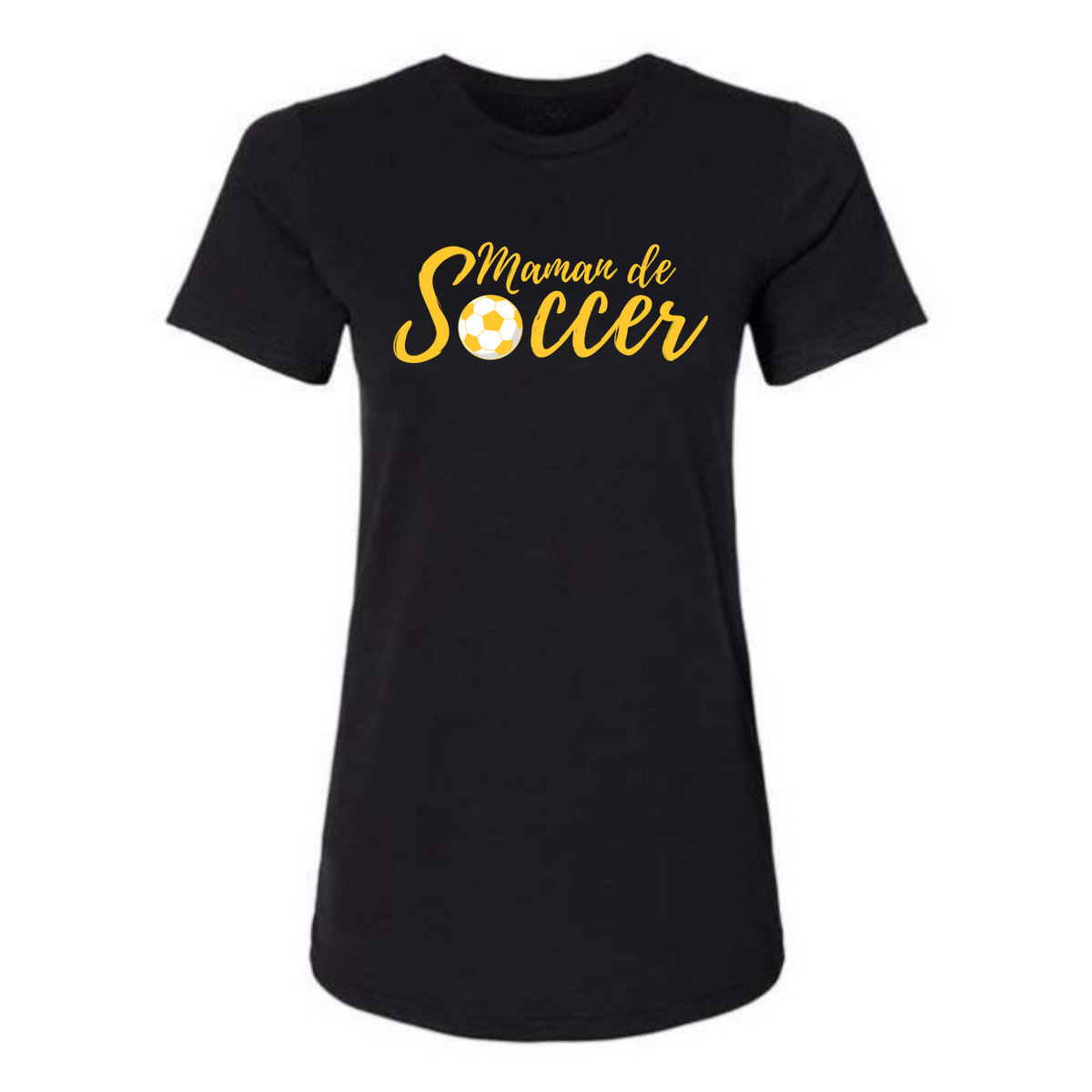 Maman de soccer Ballon - T-shirt rond Femmes - plusieurs options