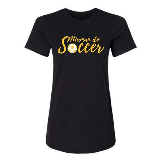 Maman de soccer Ballon - T-shirt rond Femmes - plusieurs options