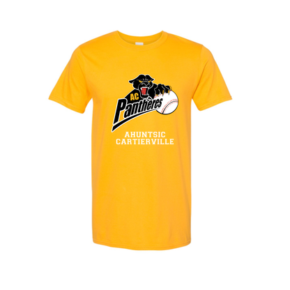 T-shirt unisexe jaune Panthères et Félines