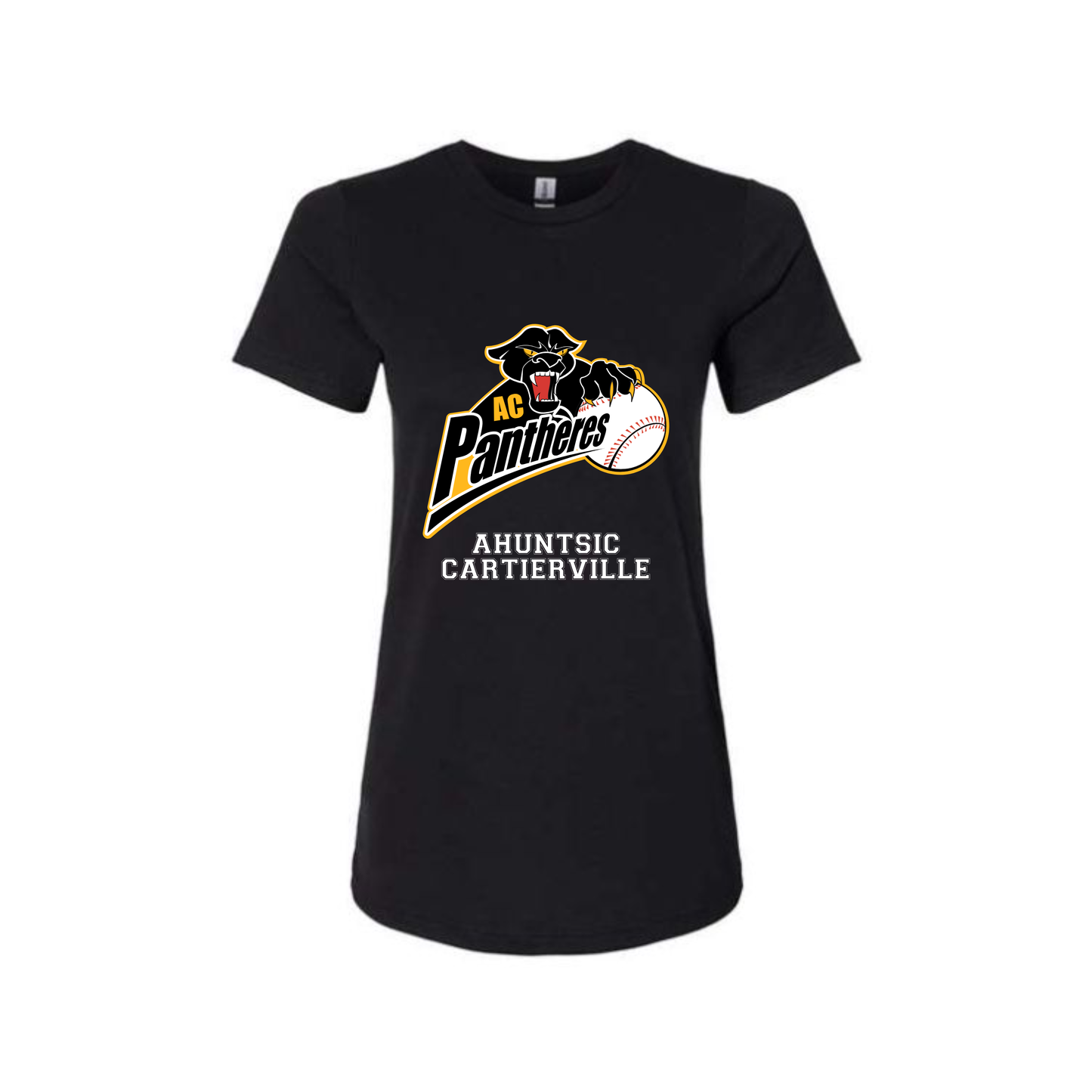 T-shirt femme col rond Panthères et Félines