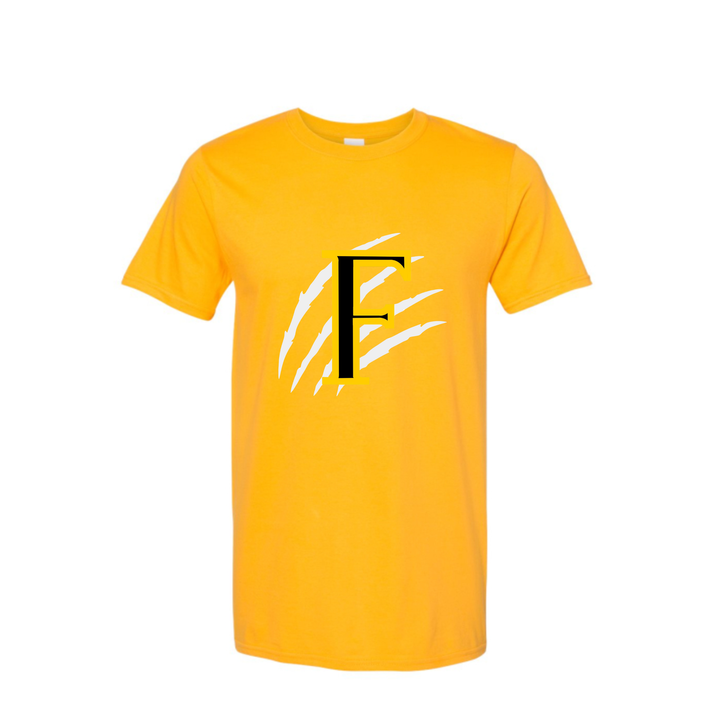 T-shirt unisexe jaune Panthères et Félines