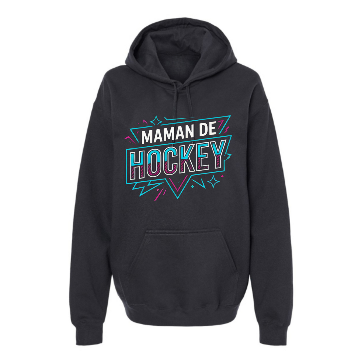 Maman de hockey 80 - Hoodie