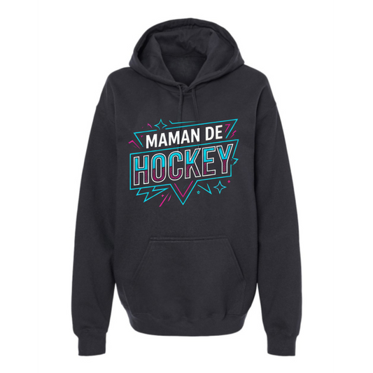 Maman de hockey 80 - Hoodie