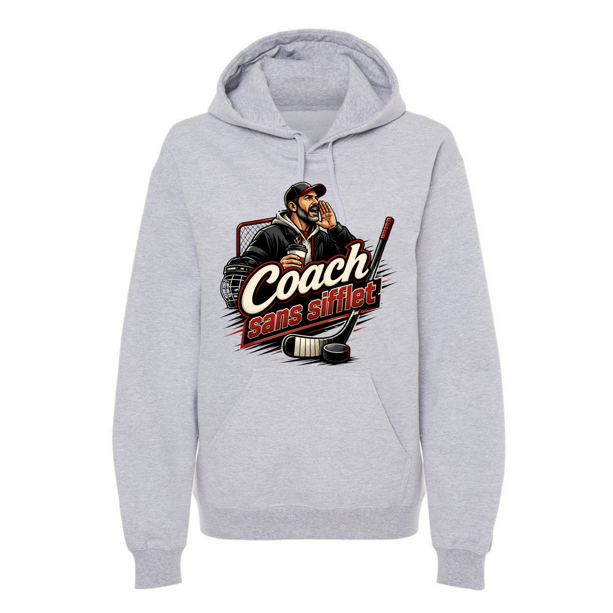 Coach sans sifflet hockey - Hoodie