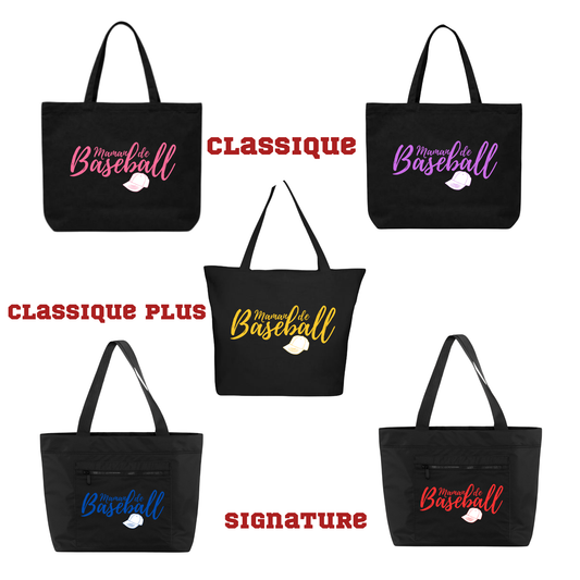 Sac fourre-tout - Maman de baseball casquette